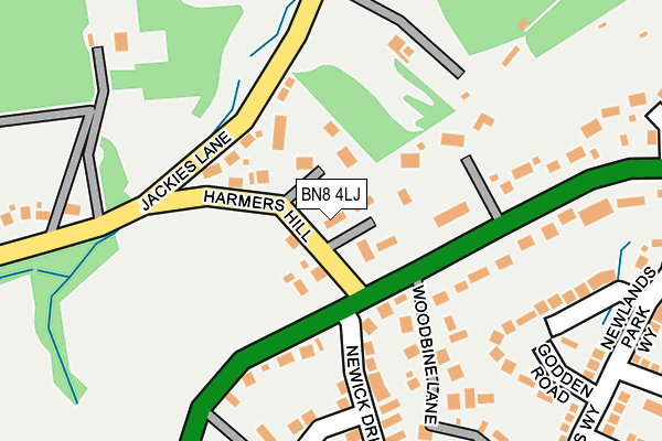 BN8 4LJ map - OS OpenMap – Local (Ordnance Survey)