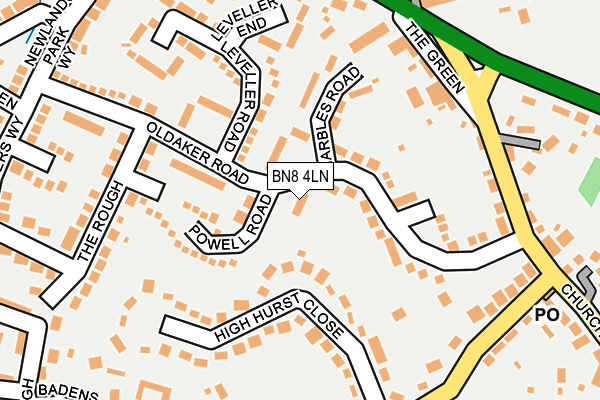 BN8 4LN map - OS OpenMap – Local (Ordnance Survey)