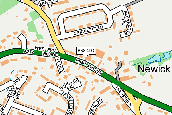 BN8 4LQ map - OS OpenMap – Local (Ordnance Survey)