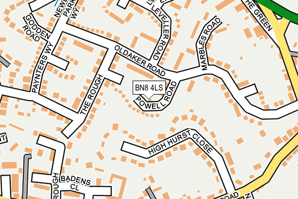 BN8 4LS map - OS OpenMap – Local (Ordnance Survey)