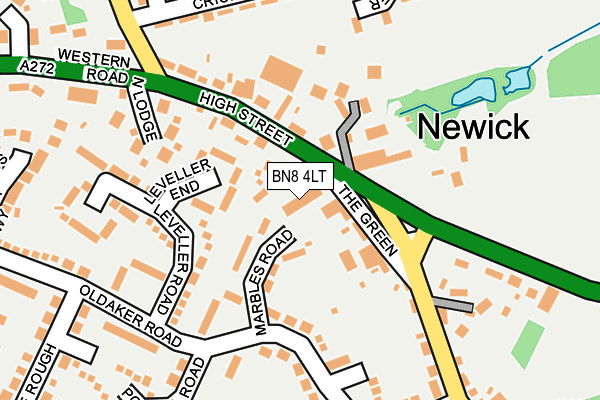 BN8 4LT map - OS OpenMap – Local (Ordnance Survey)