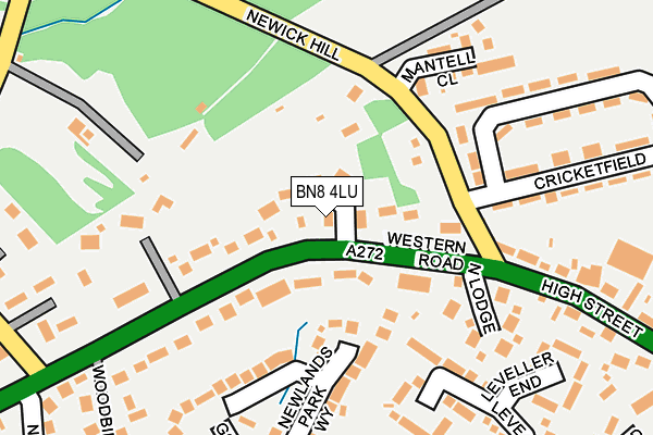BN8 4LU map - OS OpenMap – Local (Ordnance Survey)