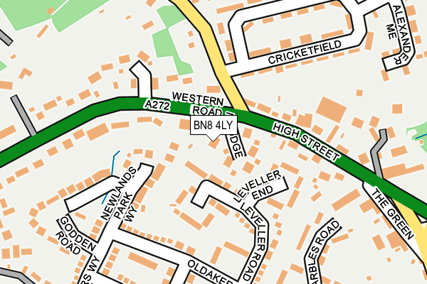 BN8 4LY map - OS OpenMap – Local (Ordnance Survey)