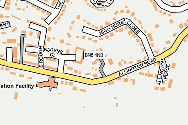 BN8 4NB map - OS OpenMap – Local (Ordnance Survey)