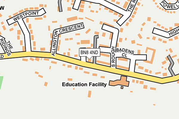 Map of COAST CARPENTRY AND CONSTRUCTION LTD at local scale