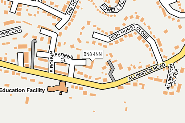 BN8 4NN map - OS OpenMap – Local (Ordnance Survey)