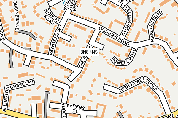 BN8 4NS map - OS OpenMap – Local (Ordnance Survey)