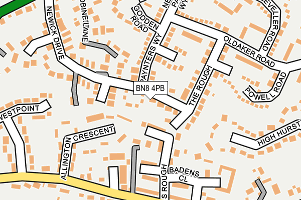 BN8 4PB map - OS OpenMap – Local (Ordnance Survey)