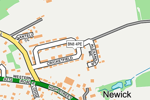 BN8 4PE map - OS OpenMap – Local (Ordnance Survey)