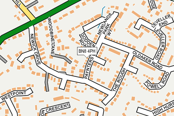 BN8 4PH map - OS OpenMap – Local (Ordnance Survey)