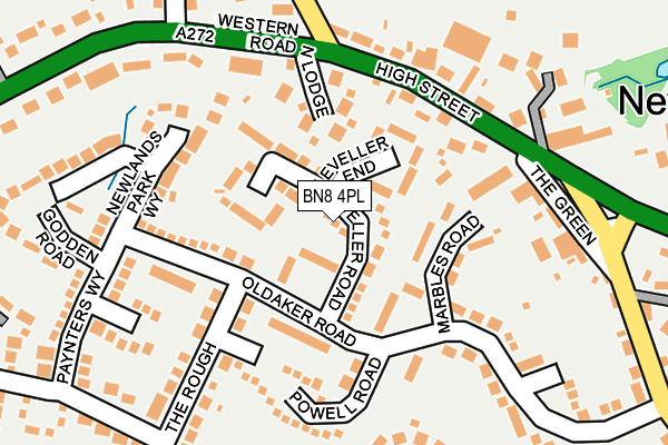 BN8 4PL map - OS OpenMap – Local (Ordnance Survey)