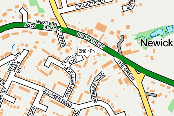 BN8 4PN map - OS OpenMap – Local (Ordnance Survey)