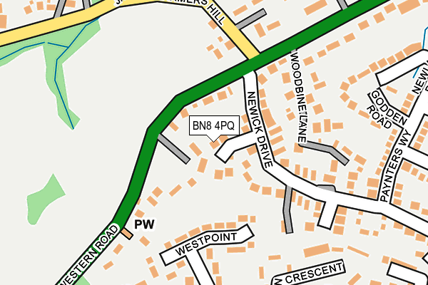 BN8 4PQ map - OS OpenMap – Local (Ordnance Survey)