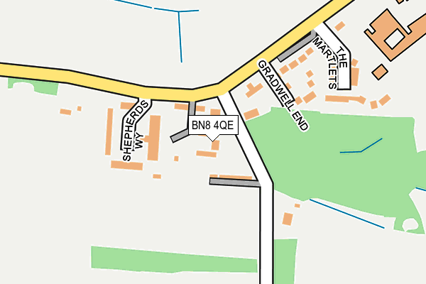 BN8 4QE map - OS OpenMap – Local (Ordnance Survey)