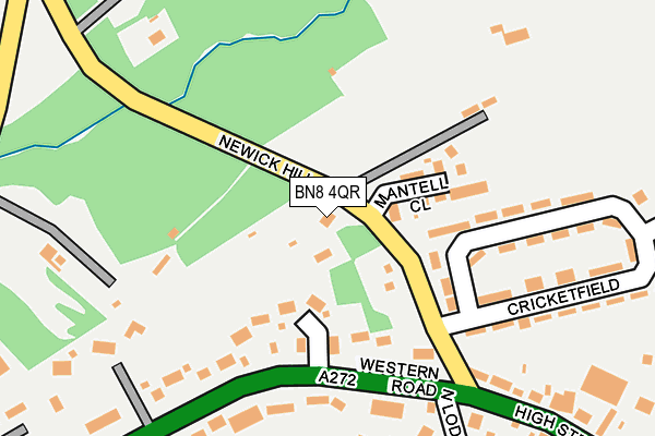 BN8 4QR map - OS OpenMap – Local (Ordnance Survey)