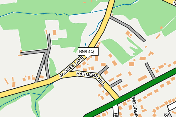 BN8 4QT map - OS OpenMap – Local (Ordnance Survey)