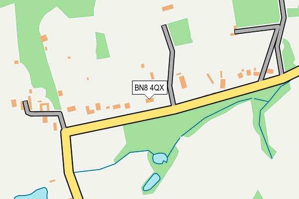 BN8 4QX map - OS OpenMap – Local (Ordnance Survey)