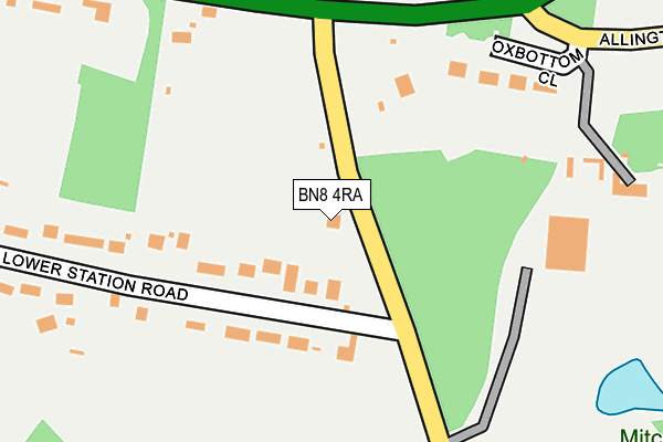 BN8 4RA map - OS OpenMap – Local (Ordnance Survey)
