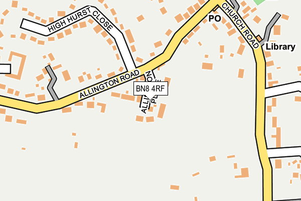 BN8 4RF map - OS OpenMap – Local (Ordnance Survey)