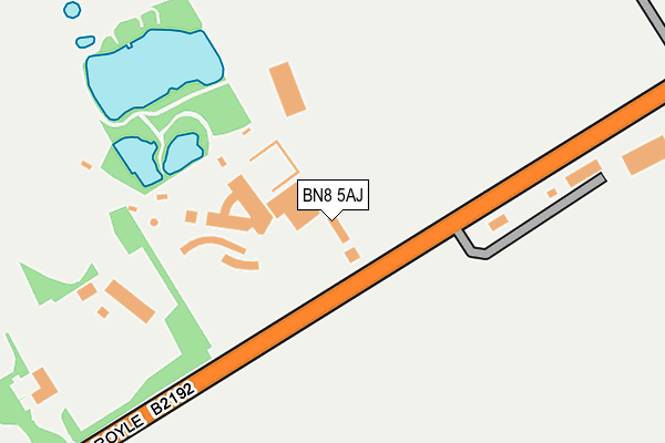 BN8 5AJ map - OS OpenMap – Local (Ordnance Survey)