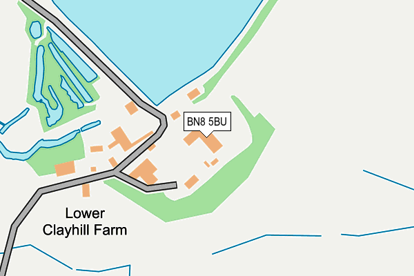 BN8 5BU map - OS OpenMap – Local (Ordnance Survey)