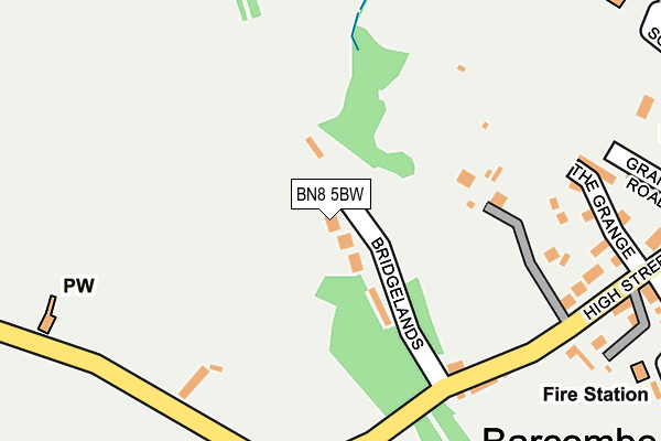 BN8 5BW map - OS OpenMap – Local (Ordnance Survey)