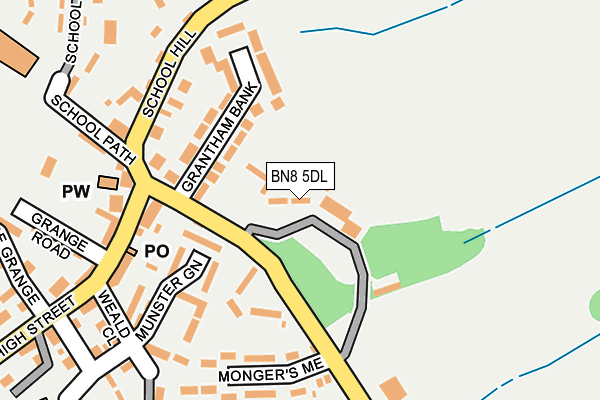 BN8 5DL map - OS OpenMap – Local (Ordnance Survey)