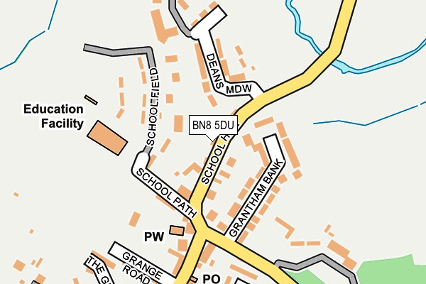 BN8 5DU map - OS OpenMap – Local (Ordnance Survey)