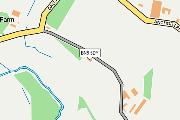 BN8 5DY map - OS OpenMap – Local (Ordnance Survey)