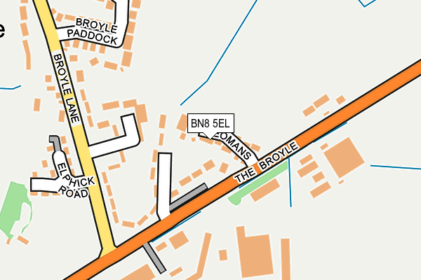 BN8 5EL map - OS OpenMap – Local (Ordnance Survey)