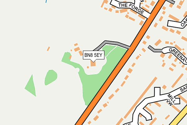 BN8 5EY map - OS OpenMap – Local (Ordnance Survey)