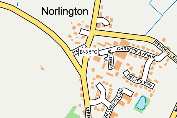 BN8 5FG map - OS OpenMap – Local (Ordnance Survey)