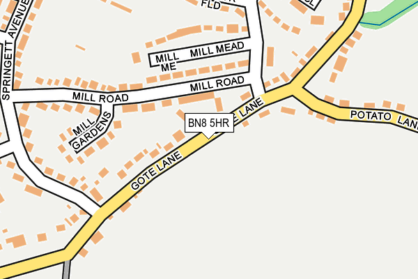 BN8 5HR map - OS OpenMap – Local (Ordnance Survey)