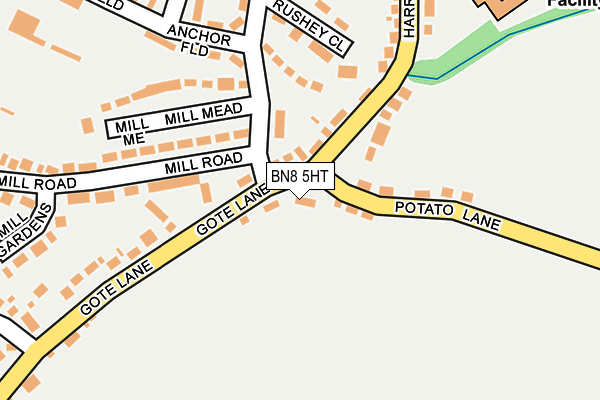 BN8 5HT map - OS OpenMap – Local (Ordnance Survey)