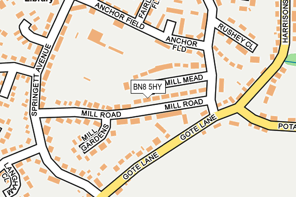 BN8 5HY map - OS OpenMap – Local (Ordnance Survey)