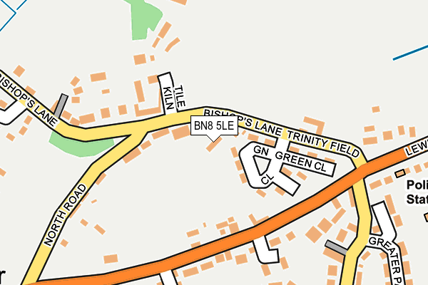 BN8 5LE map - OS OpenMap – Local (Ordnance Survey)