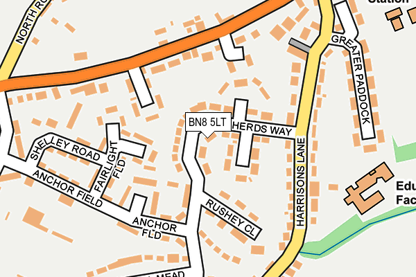 BN8 5LT map - OS OpenMap – Local (Ordnance Survey)