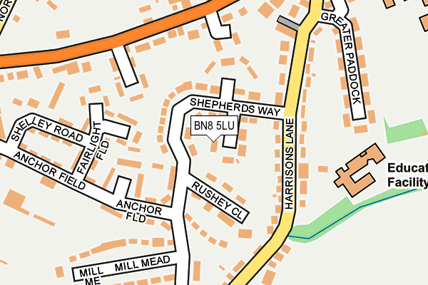 BN8 5LU map - OS OpenMap – Local (Ordnance Survey)