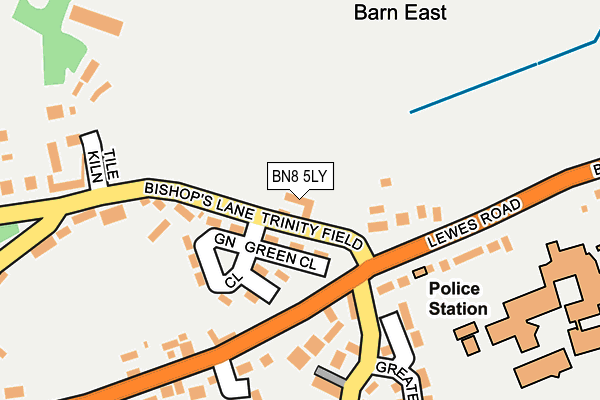 BN8 5LY map - OS OpenMap – Local (Ordnance Survey)