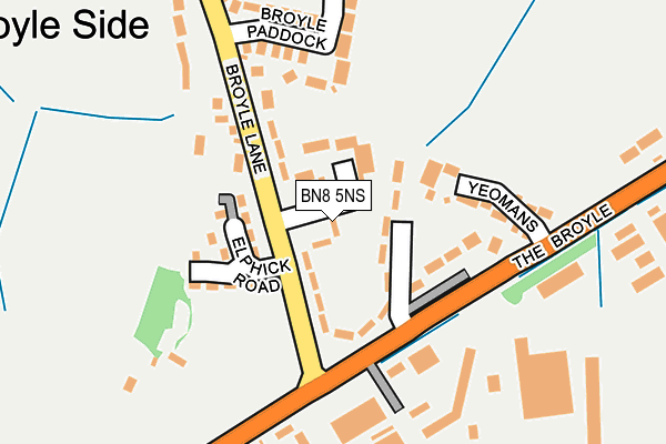 BN8 5NS map - OS OpenMap – Local (Ordnance Survey)