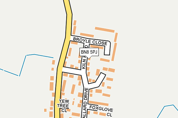 BN8 5PJ map - OS OpenMap – Local (Ordnance Survey)