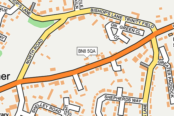 BN8 5QA map - OS OpenMap – Local (Ordnance Survey)