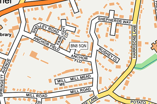BN8 5QN map - OS OpenMap – Local (Ordnance Survey)