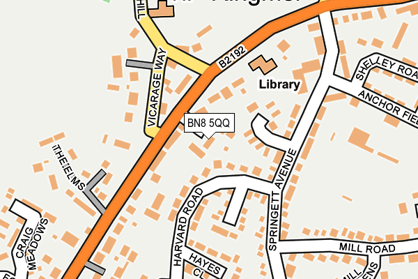 BN8 5QQ map - OS OpenMap – Local (Ordnance Survey)