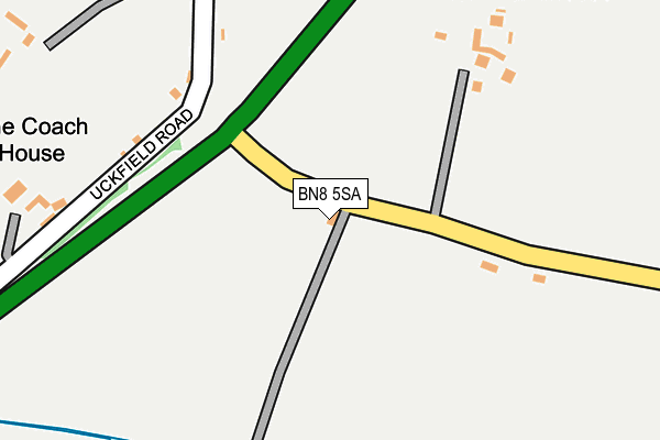 BN8 5SA map - OS OpenMap – Local (Ordnance Survey)
