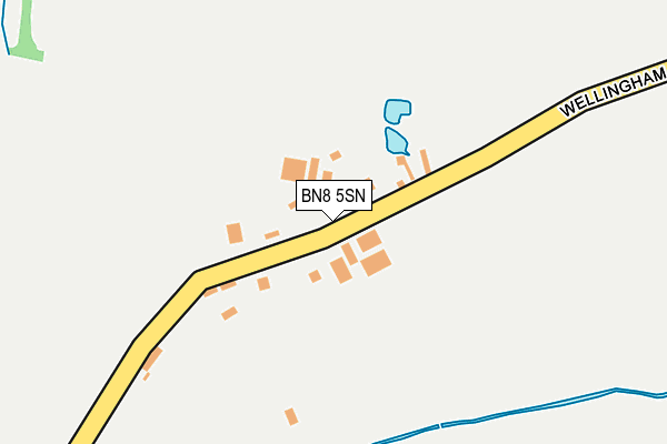 BN8 5SN map - OS OpenMap – Local (Ordnance Survey)