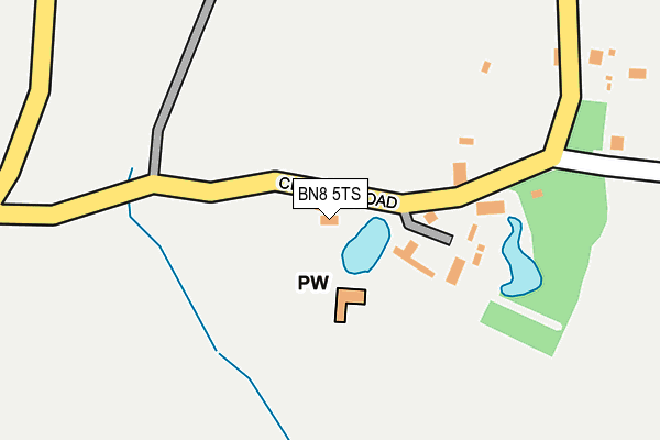 BN8 5TS map - OS OpenMap – Local (Ordnance Survey)
