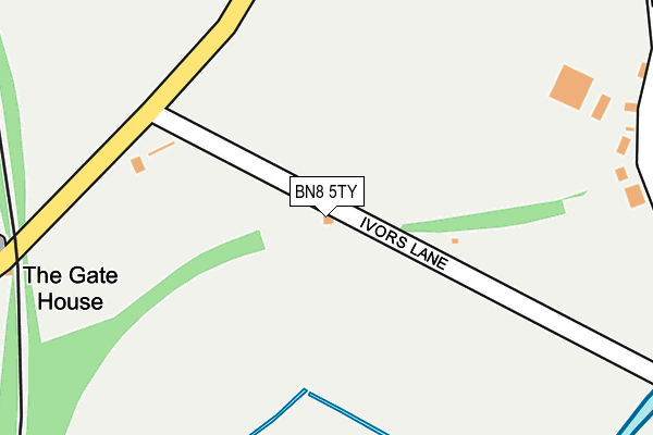 BN8 5TY map - OS OpenMap – Local (Ordnance Survey)