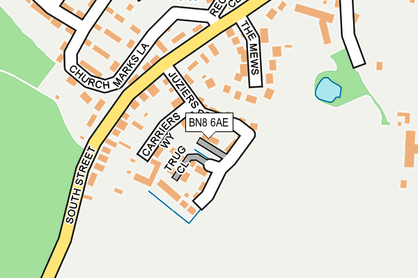 BN8 6AE map - OS OpenMap – Local (Ordnance Survey)