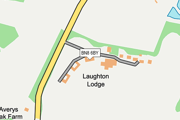 Map of LAUGHTON LODGE MANAGEMENT AND SERVICES COMPANY LIMITED at local scale